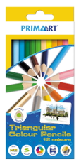 BTS Školní trojhranné tužky 12 barev