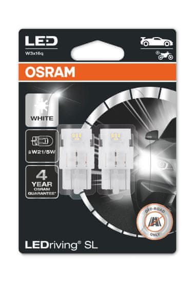Osram OSRAM LED W21/5W 7515DWP-02B 6000K 12V 2,7W W3x16q