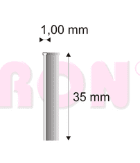 Brad 12/35 (18G) ZN hřeby, 5000 ks