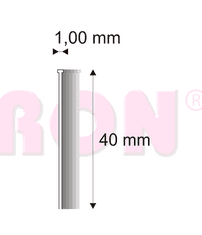 Brad 12/40 (18G) ZN hřeby, 5000 ks