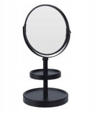 Koopman Oboustranné kulaté stojací zrcadlo na líčení 15 cm