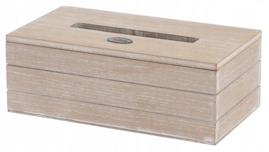 Koopman Ozdobná dřevěná krabička na kapesníky