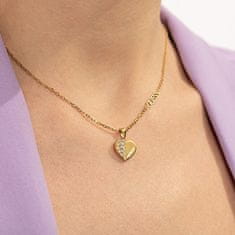 Guess Romantický pozlacený náhrdelník Lovely Guess JUBN03035JWYGT/U
