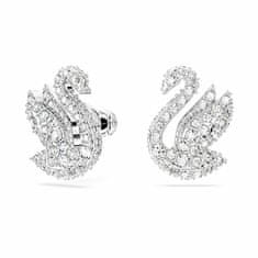 Swarovski Peckové náušnice Labuť Iconic Swan 5647873