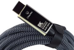 PremiumCord optický fiber kabel, Ultra High Speed HDMI 2.1, 8K@60Hz, zlacené, opletený, 10m