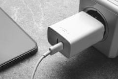 FIXED síťová nabíječka s 2x USB-C, PD, 35W, bílá