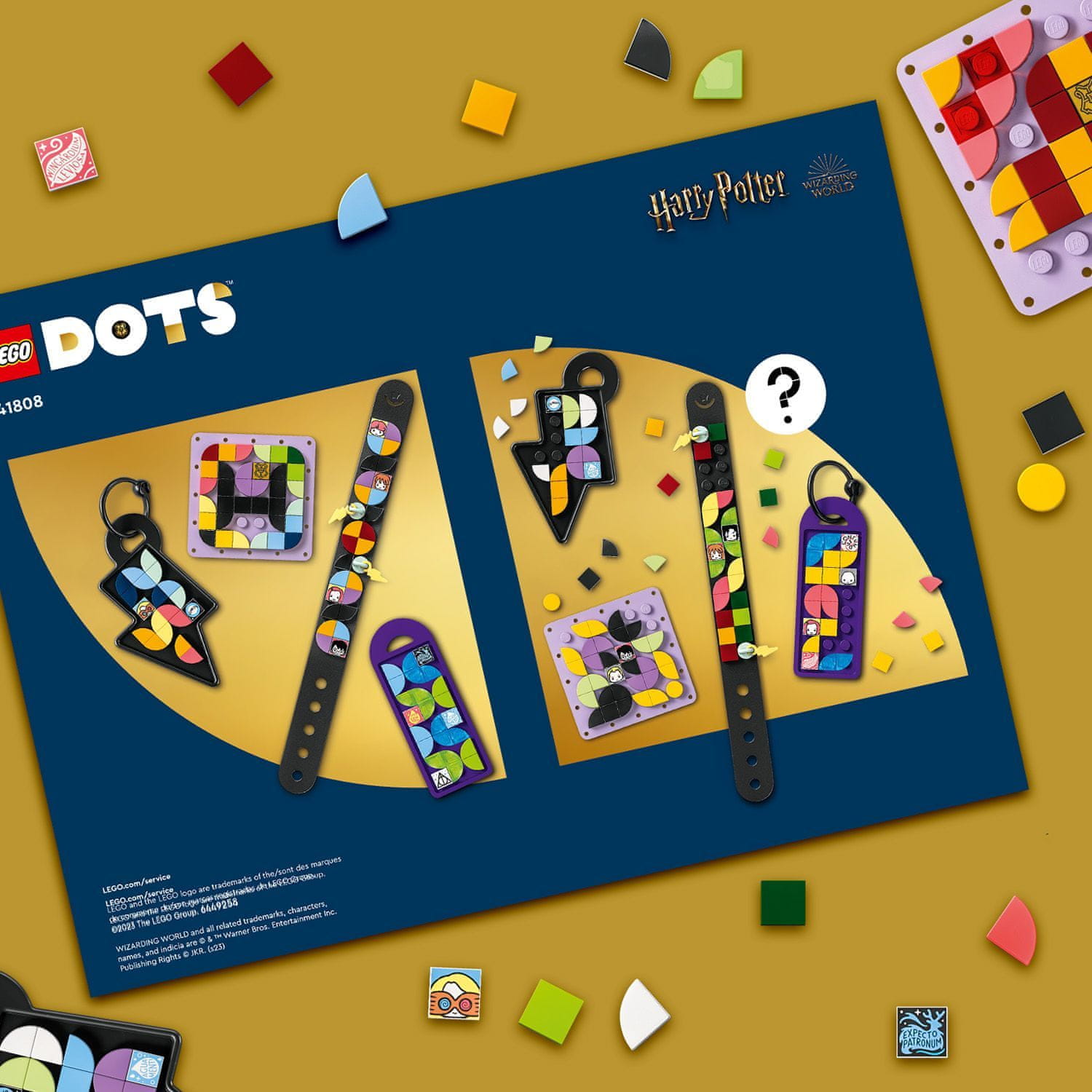 LEGO DOTS 41808 Sada doplňků – Bradavice