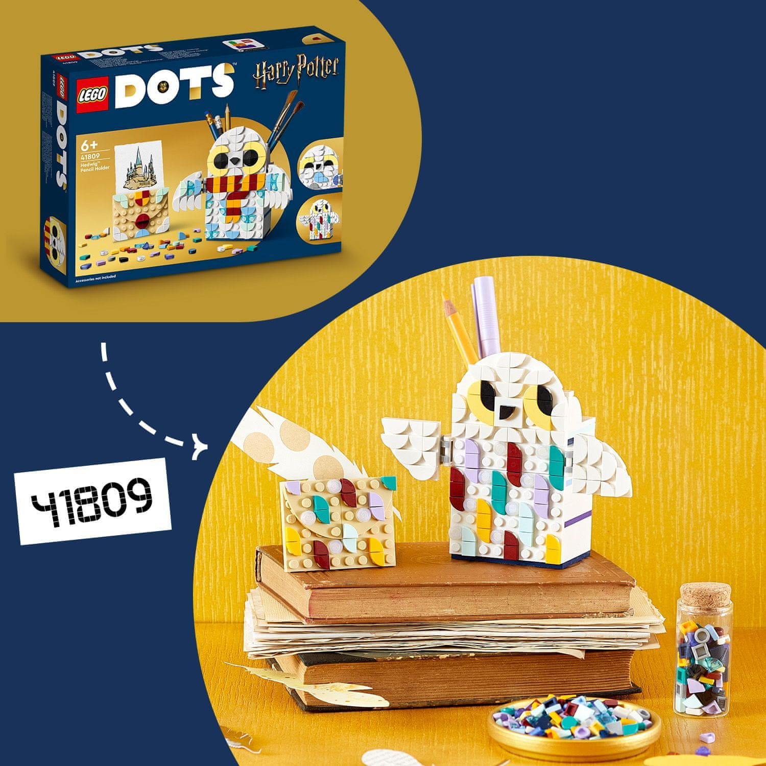 LEGO DOTS 41808 Sada doplňků – Bradavice