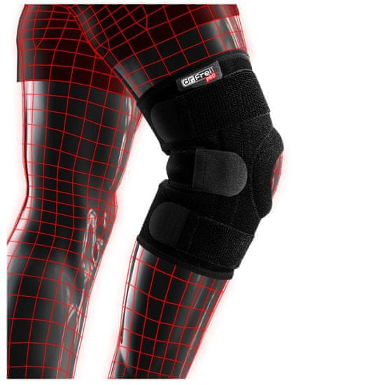 Dr. Frei PRO Švýcarská stabilizační podpora kolene se 4 spirálami, S6058