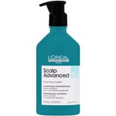 Loreal Professionnel Scalp Advanced - Účinný šampon proti lupům, Účinně odstraňuje lupy, suché i mastné, Zklidňuje a osvěžuje pokožku hlavy, 500ml