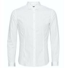 Jack&Jones Pánská košile JJPRPARMA Slim Fit 12097662 White (Velikost XXL)
