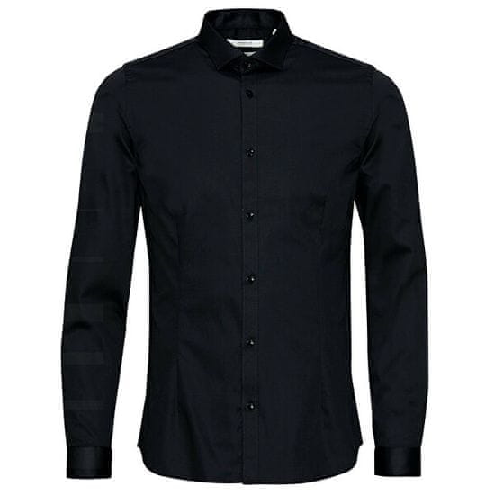 Jack&Jones Pánská košile JJPRPARMA Slim Fit 12097662 Black