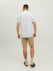 Jack&Jones Pánská košile JJESUMMER Slim Fit 12220136 White (Velikost XL)