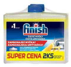 Finish Čistič myčky Lemon Sparkle 2 x 250 ml, DUO