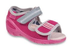 Befado dívčí sandálky SUNNY 433X015 růžová síť, velikost 28