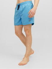 Jack&Jones Pánské koupací kraťasy JPSTFIJI Regular Fit 12225961 Ethereal Blue (Velikost S)