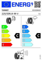 TOMKET ALLYEAR 3 (3PMSF certif) 225/55 R19 V99