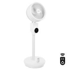 VONROC Podstavný ventilátor BREEZE - 88 cm - Velmi tichý - 3 nastavení rychlosti - Bílý | Včetně dálkového ovládání 