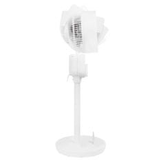 VONROC Podstavný ventilátor BREEZE - 88 cm - Velmi tichý - 3 nastavení rychlosti - Bílý | Včetně dálkového ovládání 