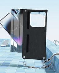 TopQ Univerzální vodotěsné pouzdro na mobil Style černé 95252