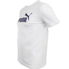 Puma Tričko bílé M Large NO1 Logo Tee