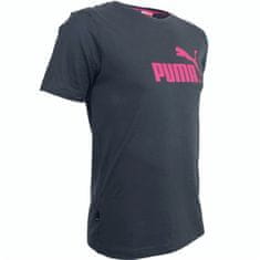 Puma Tričko šedé S Large NO1 Logo Tee