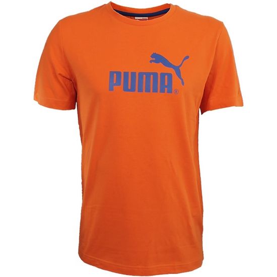 Puma Tričko oranžové S Large NO1 Logo Tee