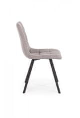Halmar Designová židle Chlorett šedá