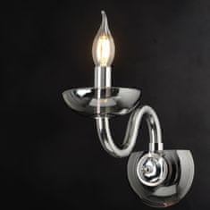 ACA ACA Lighting Crystal nástěnné svítidlo BLK82181WSGC