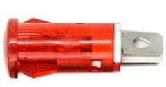 HADEX Kontrolka 230V s doutnavkou červená MDX-11A, průměr 10mm