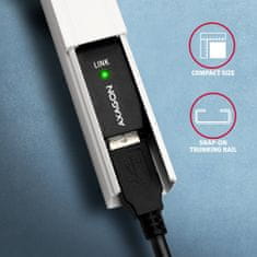 AXAGON ADR-220B USB2.0, A-M->B-M, aktivní prodlužka/repeater kabel 20m