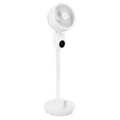 VONROC Podstavný ventilátor BREEZE- 98 cm - Velmi tichý - 3 nastavení rychlosti - Bílý | Včetně dálkového ovládání 