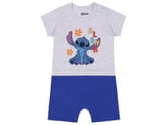 sarcia.eu STITCH Disney Rampers dětská šedomodrá bavlna 3 m 62 cm