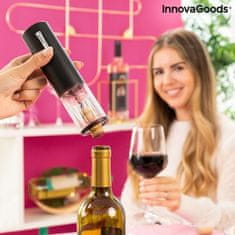 InnovaGoods Dobíjecí elektrická vývrtka na víno s příslušenstvím Corklux InnovaGoods