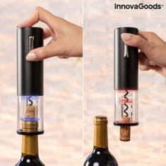 InnovaGoods Dobíjecí elektrická vývrtka na víno s příslušenstvím Corklux InnovaGoods