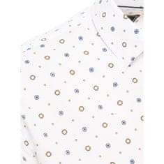 Dstreet Pánská košile DRAHANA bílá dx2457 M