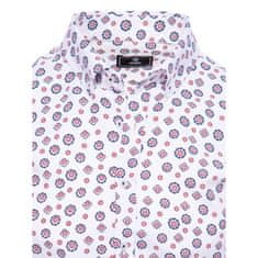 Dstreet Pánské tričko s krátkým rukávem VACA bílé kx1021 M