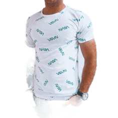 Dstreet Pánské tričko s potiskem BELA bílé rx5268 XL