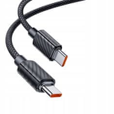 Mcdodo Mcdodo Výkonný superrychlý kabel USB-C Pd 100W 2M černý CA-3673