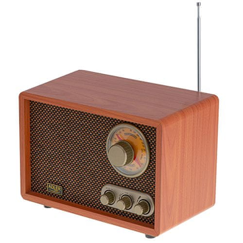 Adler Retro rádio s Bluetooth