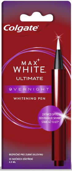 Colgate Max White Overnight bělicí pero 2,5 ml