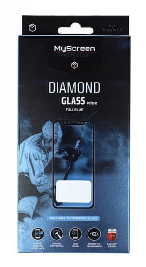 MyScreen Protector Tvrzené sklo iPhone 13 Pro Max DIAMOND FullGlue černé 96005