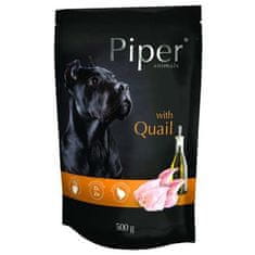 Piper Kapsička pro psa s křepelkou 500g