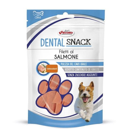RECORD Dentální pásky pro psy Dental snack lososů