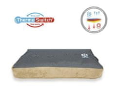 Thermoswitch Oboustranná matrace pro psa MILOS M hnědá