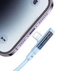 Mcdodo Mcdodo USB-C Lightning vysokorychlostní úhlový kabel 36W 1,2M modrý CA-3442