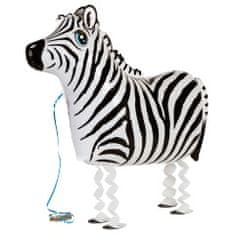 MojeParty Balónek chodící Zebra 64 cm