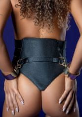 taboom TABOOM Dona Bondage Couture Belt (Black), sexy korzet na pouta L