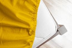 Matějovský napínací prostěradlo jersey s elastanem Medově žluté na matraci: 90/100 x 200 cm