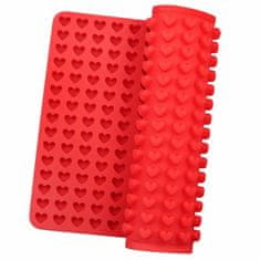 Kraftika 1 ks 3d silicone food grade 255 heart cavity mat